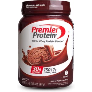 Premier Protein 24.5-oz. 100% Whey Protein Powder for $22