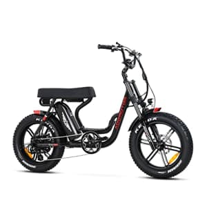 ADDMOTOR Motan Ebike Moped-Style 20'' Fat Tire Electric Bike, 80 MI, 750W Motor, 48V/20Ah Battery for $1,999
