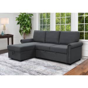 Abbyson Living Storage Sectional Sofa w/ Pullout Bed for $699 for members