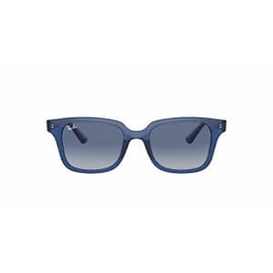 Ray-Ban Junior Kids' RJ9071S Square Sunglasses, Blue/Light Grey Dark Blue Gradient, 48 mm for $81 Ray-Ban Junior Kids' RJ9071S Square Sunglasses, Blue/Light Grey Dark Blue Gradient, 48 mm for $81