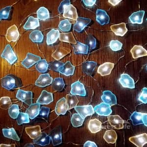 Impress Life 10-Foot Decorative Sea Glass LED String Lights for $10