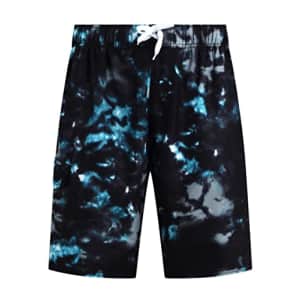 Kanu Surf Men's Standard Infinite Swim Trunks (Regular & Extended Sizes), Hurricane Black/Aqua, for $15