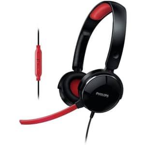 Philips Over-Ear Headphones with Mic for $20 Philips Over-Ear Headphones with Mic for $20