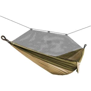 Bliss Hammock in a Bag w/ Mosquito Net & Adjustable Tree Straps for $15