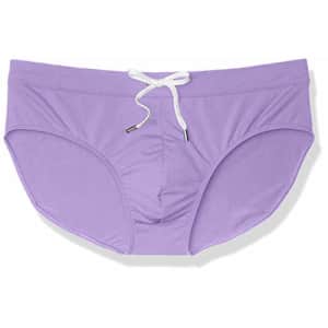 2(X)IST Men's Rio Solid Swim Brief Swimwear, New Purple, X-Large for $37 2(X)IST Men's Rio Solid Swim Brief Swimwear, New Purple, X-Large for $37