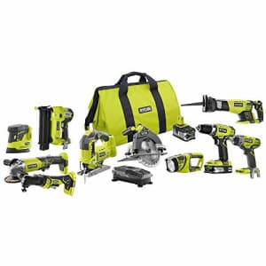 Ryobi 18-Volt ONE+ Lithium-Ion Cordless (10-Tool) Combo Kit with (1) 4.0 Ah Battery and (1) 1.5 Ah for $691