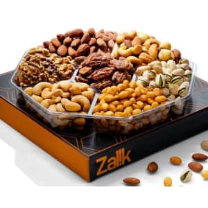 Zalik Holiday Nuts Gift Basket for $14 Zalik Holiday Nuts Gift Basket for $14