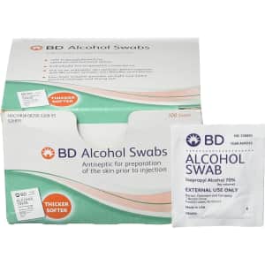 BD Alcohol Swabs 100-Pack for $1.89 via Sub & Save