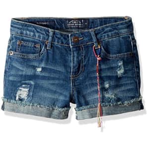 Lucky Brand Little Girls' 5-Pocket Cuffed Stretch Denim Short, Ronnie Ada Wash, 6 for $27 Lucky Brand Little Girls' 5-Pocket Cuffed Stretch Denim Short, Ronnie Ada Wash, 6 for $27