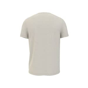 Tommy Hilfiger Men's Essential Short Sleeve Cotton Crewneck Pocket T-Shirt, Light Grey Heather, L for $25
