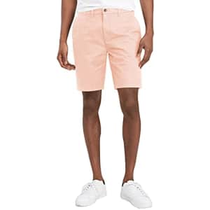 Tommy Hilfiger Men's Chino Shorts, Silver Pink, 40 for $48 Tommy Hilfiger Men's Chino Shorts, Silver Pink, 40 for $48