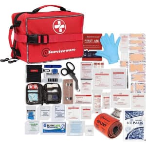 Surviveware Large 200-Piece First Aid Premium Kit for $40