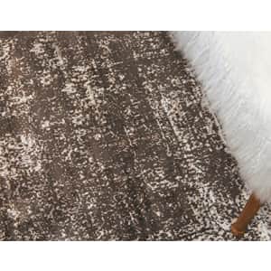 Unique Loom Sofia Collection Traditional Vintage Area Rug, 3' 3" x 5' 3", Brown/Ivory for $28