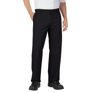 Dickies Men's Relaxed Fit Straight Leg Flat Front Flex Pants for $11