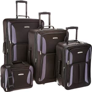 Rockland Journey 4-Piece Softside Luggage Set for $108