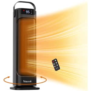 Voweek 1,500-Watt PTC Ceramic Space Heater for $54 Voweek 1,500-Watt PTC Ceramic Space Heater for $54