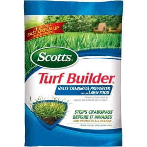 Scotts Turf Builder Crabgrass Preventer w/ Fertilizer 13-lb. Bag for $30