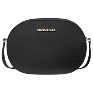 Michael Kors Outlet Jet Set Travel Medium Saffiano Leather Crossbody Bag for $69
