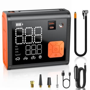 Zuzee Portable Air Compressor for $44 Zuzee Portable Air Compressor for $44