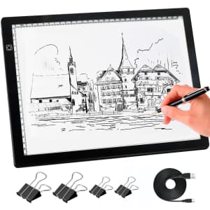 Comzler A4 LED Light Board Tracing Table for $15