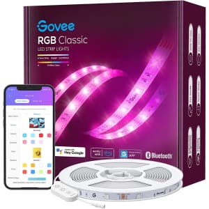 Govee RGB Smart 32.8-Foot LED Strip Lights for $20