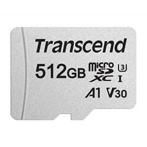 Transcend 512GB microSDXC/SDHC 300S Memory Card TS512GUSD300S-A for $50