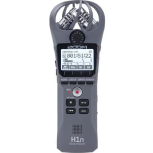 Zoom H1n 2-Input / 2-Track Portable Handy Recorder for $70