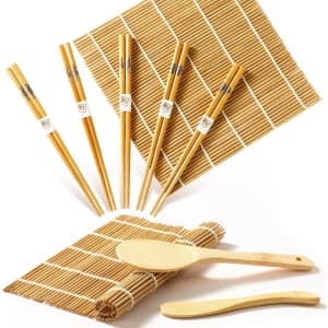 Delamu Bamboo Sushi Making Kit for $6.74 w/ Prime Delamu Bamboo Sushi Making Kit for $6.74 w/ Prime