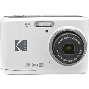 Kodak PIXPRO Friendly Zoom FZ45-WH 16MP Digital Camera with 4X Optical Zoom 27mm Wide Angle and for $120
