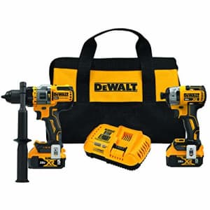 DEWALT FLEXVOLT ADVANTAGE 20V MAX Combo Kit with Hammer Drill & Impact Driver, 5.0-Ah, 2-Tool for $362 DEWALT FLEXVOLT ADVANTAGE 20V MAX Combo Kit with Hammer Drill & Impact Driver, 5.0-Ah, 2-Tool for $362