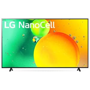 LG Nano75 Series 75NANO75UQA 75" 4K QLED HDR UHD Smart TV for $749 in cart