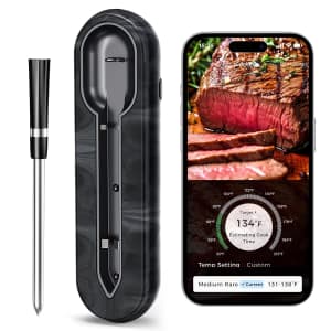 Aurasky Long-Range Wireless Meat Thermometer for $40