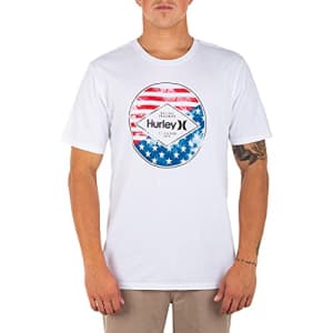 Hurley Men's Everyday Washed Independence Short Sleeve T-Shirt, White, X-Large for $20 Hurley Men's Everyday Washed Independence Short Sleeve T-Shirt, White, X-Large for $20