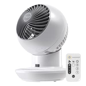 IRIS USA WOOZOO Oscillating Fan, Vortex Fan, Remote Equipped 4-in-1 Fan w/ Timer/ Multi for $70