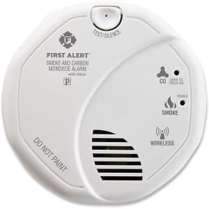First Alert Wireless Smoke and Carbon Monoxide Alarm w/ Voice Location for $30
