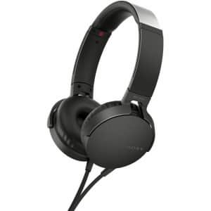 Sony Extra Bass On-Ear Wired Headphones for $28 Sony Extra Bass On-Ear Wired Headphones for $28