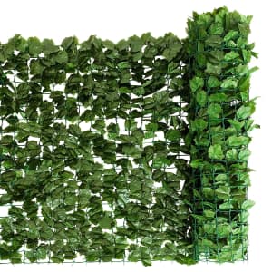 Costway 59''x118'' Faux Ivy Leaf Decorative Privacy Fence for $70