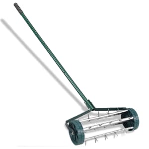 Costway Rolling Garden Lawn Aerator for $45