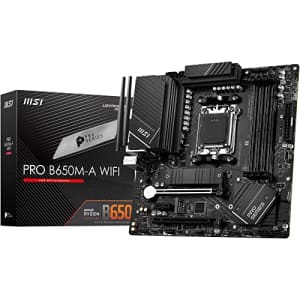 MSI PRO B650M-A WIFI motherboard AMD B650 Socket AM5 micro ATX for $178