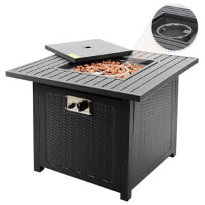 Ohwill 30" Propane Fire Pit Table for $160