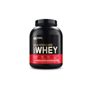Optimum Nutrition Gold Standard 100% Whey Protein Powder, Strawberry & Cream, 5 Pound (Packaging for $76 Optimum Nutrition Gold Standard 100% Whey Protein Powder, Strawberry & Cream, 5 Pound (Packaging for $76