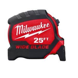 25' Milwaukee Wide Blade Tape Measure for $30 25' Milwaukee Wide Blade Tape Measure for $30
