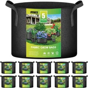 5-Gallon Grow Bag 10-Pack for $15