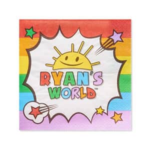 American Greetings Ryan's World Party Supplies, Paper Lunch Napkins (16-Count) for $10 American Greetings Ryan's World Party Supplies, Paper Lunch Napkins (16-Count) for $10