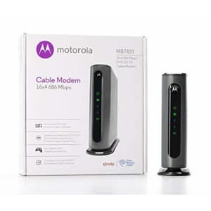 MOTOROLA 16x4 Cable Modem, Model MB7420, 686 Mbps DOCSIS 3.0, Certified by Comcast XFINITY, Charter for $129