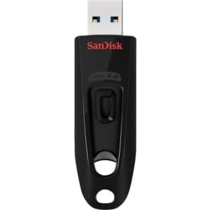 SanDisk Ultra 256GB USB 3.0 Flash Drive for $21