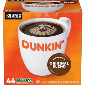 Dunkin Donuts Dunkin' Original Blend Medium Roast Coffee, 176 Keurig K-Cup Pods for $88