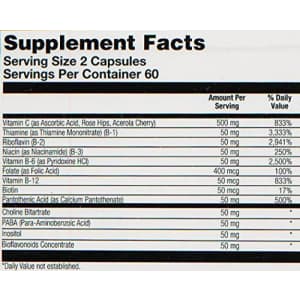 Solaray B Stress AM Two Stage Timed Release Supplement | 120 Count for $18