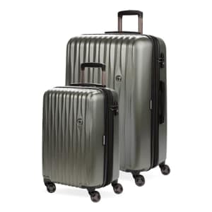 SwissGear 7272 Energie Hardside Expandable Luggage with Spinner Wheels, Gunmetal, 2-Piece Set for $284 SwissGear 7272 Energie Hardside Expandable Luggage with Spinner Wheels, Gunmetal, 2-Piece Set for $284