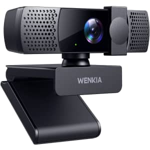 Wenkia 1080p Webcam w/ Dual Stereo Mics for $16